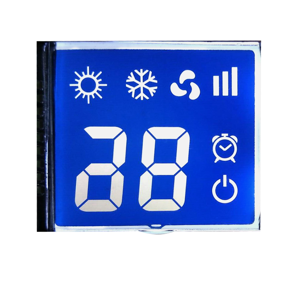 Pantalla LCD de segmento de dos dígitos