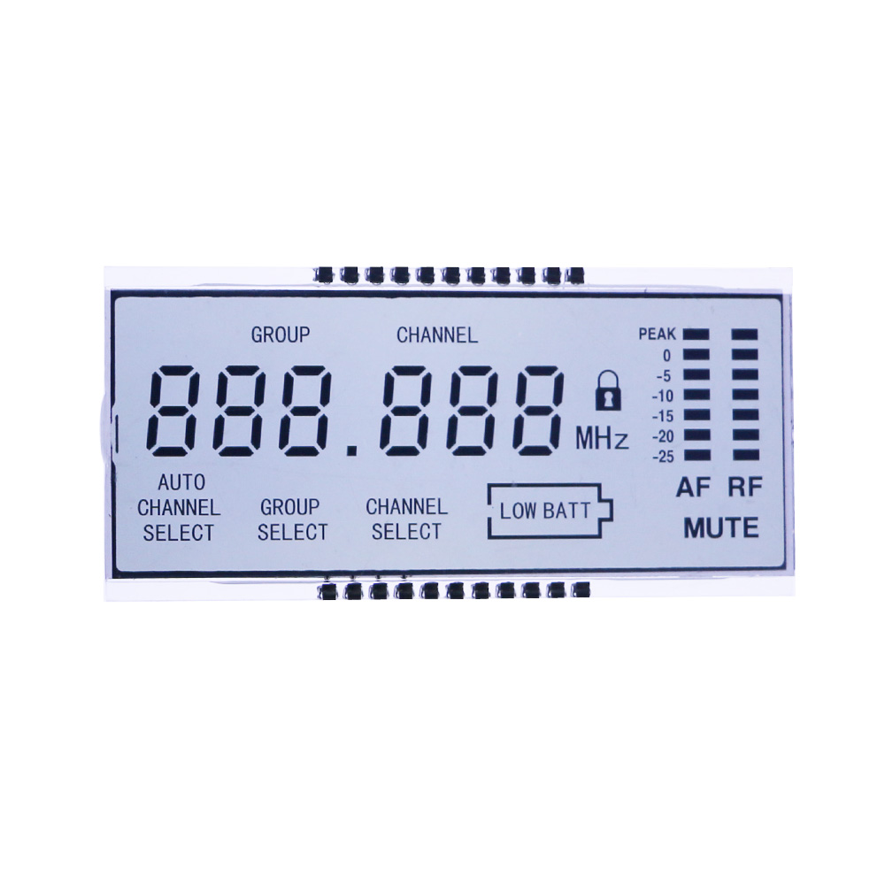 Pantalla lcd de segmento de coche